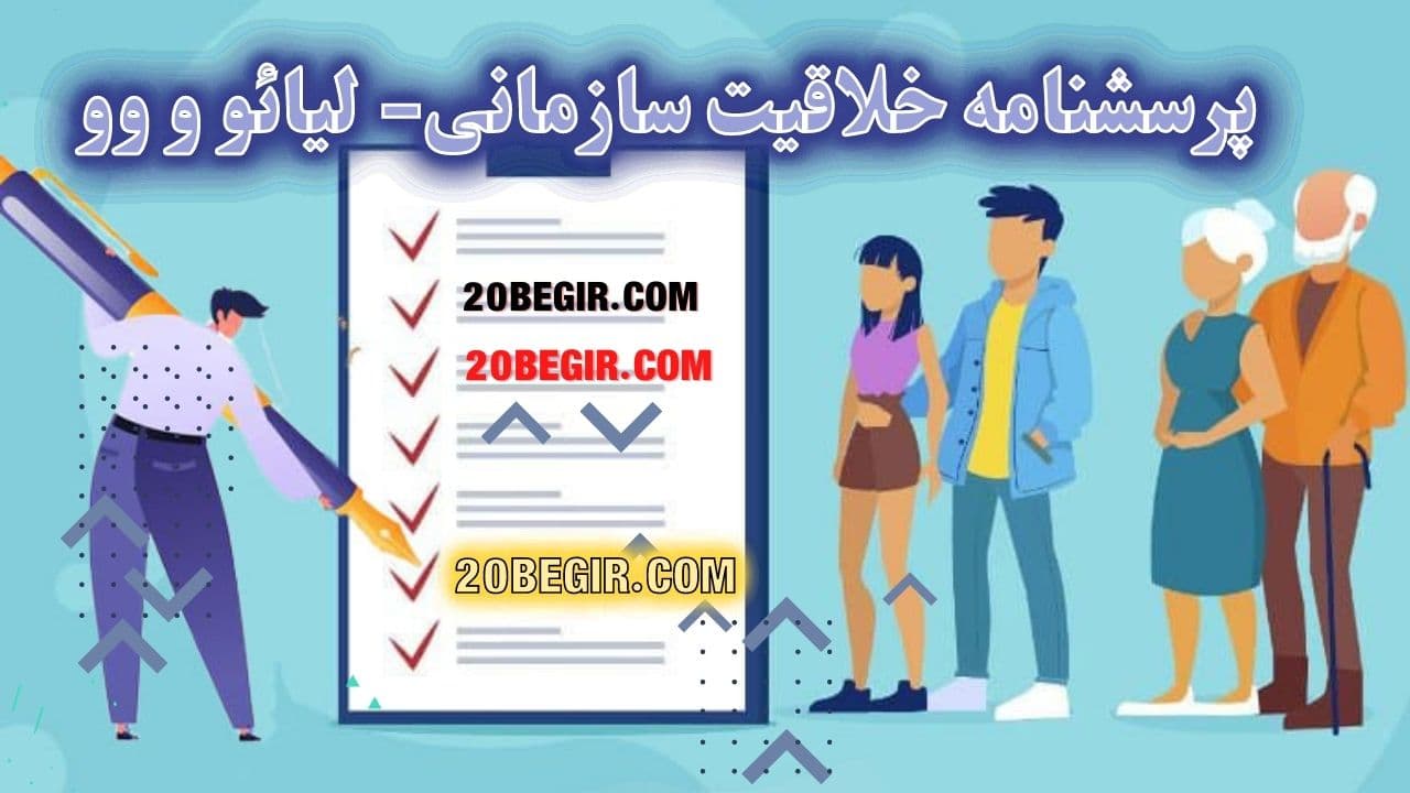 عکس پرسشنامه خلاقیت سازمانی- ليائو و وو