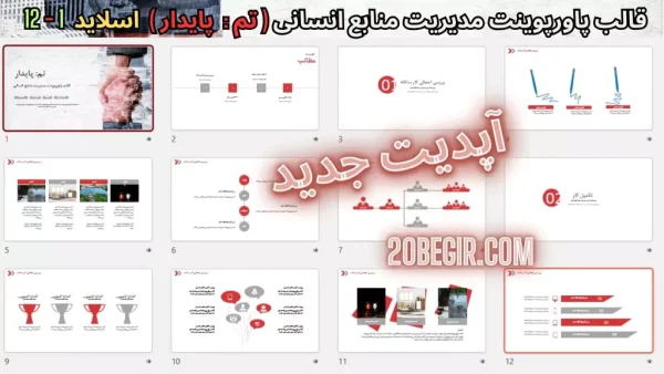 تم پاورپوینت مدیریت منابع انسانی - پایدار