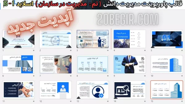 تم پاورپوینت مدیریت دانش در سازمان