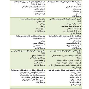 PDF نمونه سوالات فوریت های پزشکی با جواب