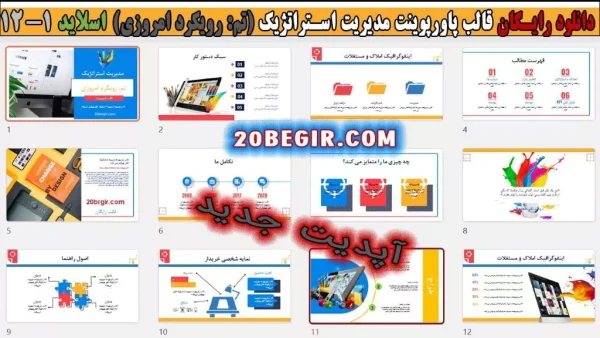 تم پاورپوینت مدیریت استراتژیک رویکرد امروزی