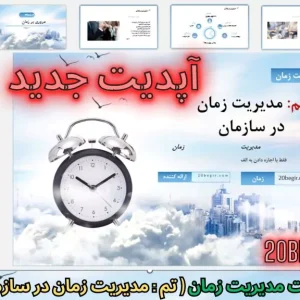 قالب پاورپوینت مدیریت زمان سازمان ها